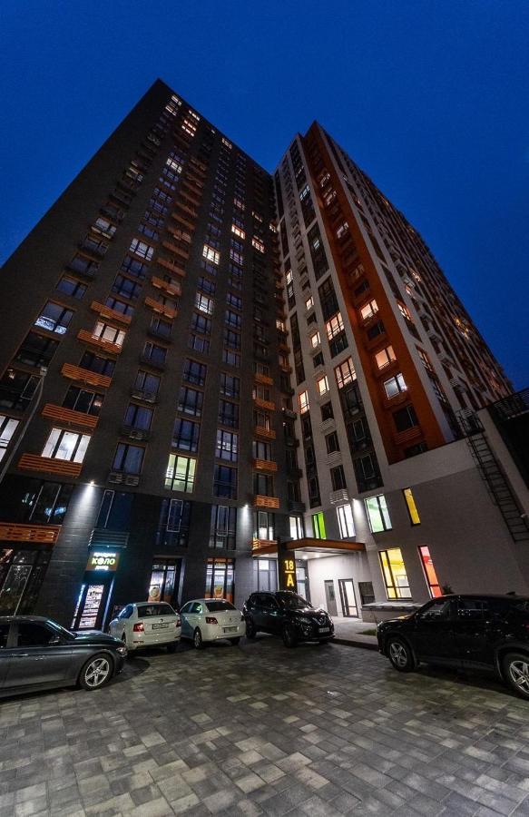 קייב Новая Квартира С Авторским Ремонтом В Жк Seven Днепровская Набережная מראה חיצוני תמונה